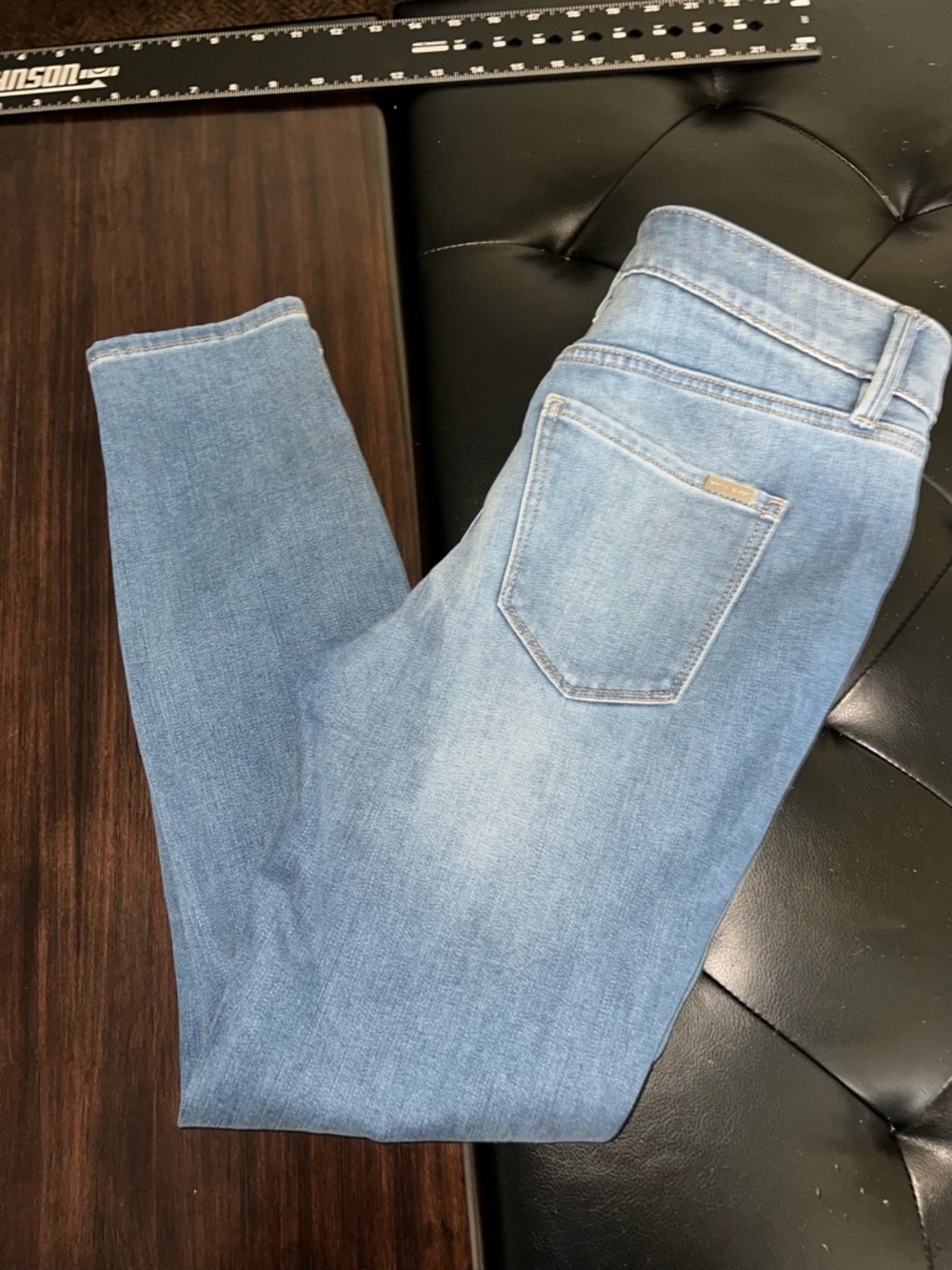 White House Black Market Cashmere Denim Light Blue Skinny Jeans